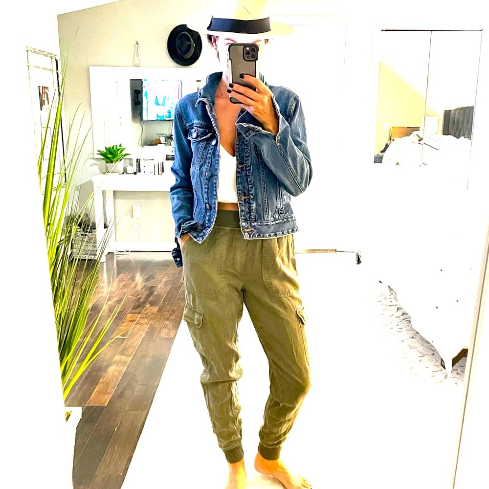 Nordstrom army green cargo joggers size XS/small